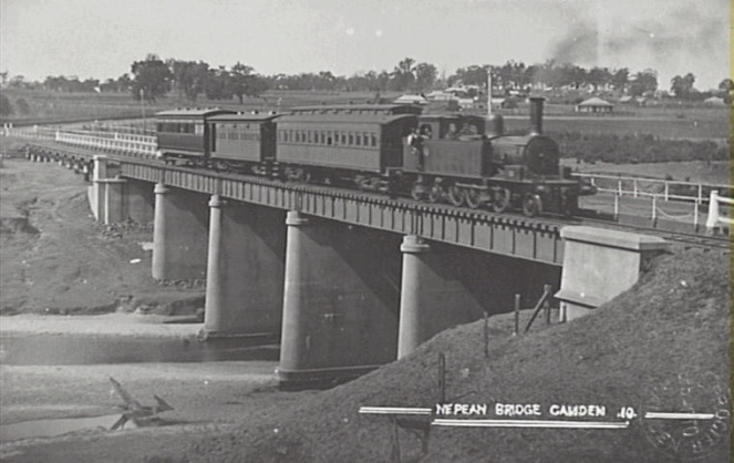 Pansy Nepean River Bridge 1900 Postcard Camden Images